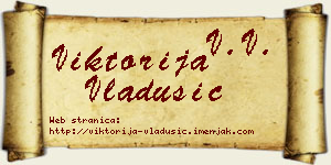 Viktorija Vladušić vizit kartica